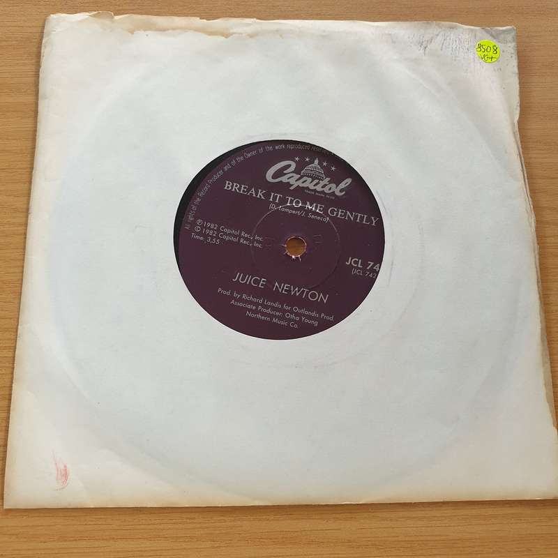 Juice Newton  Break It To Me Gently  - Vinyl 7" Record (VG+)