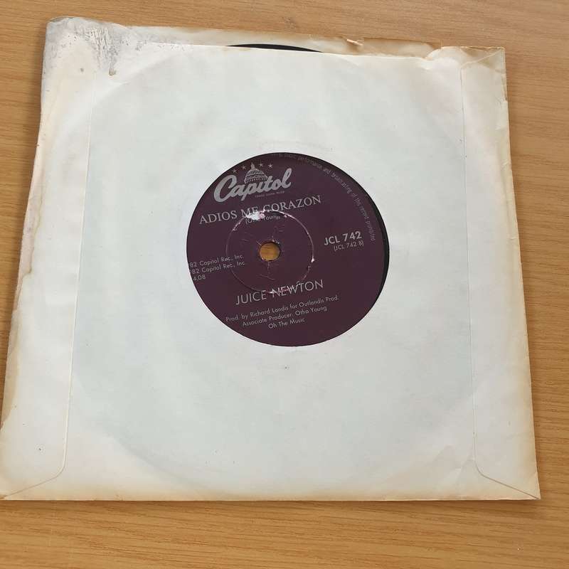 Juice Newton  Break It To Me Gently  - Vinyl 7" Record (VG+)