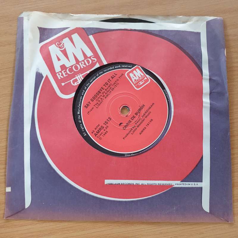Chris De Burgh  The Lady In Red - Vinyl 7" Record -  (VG+)