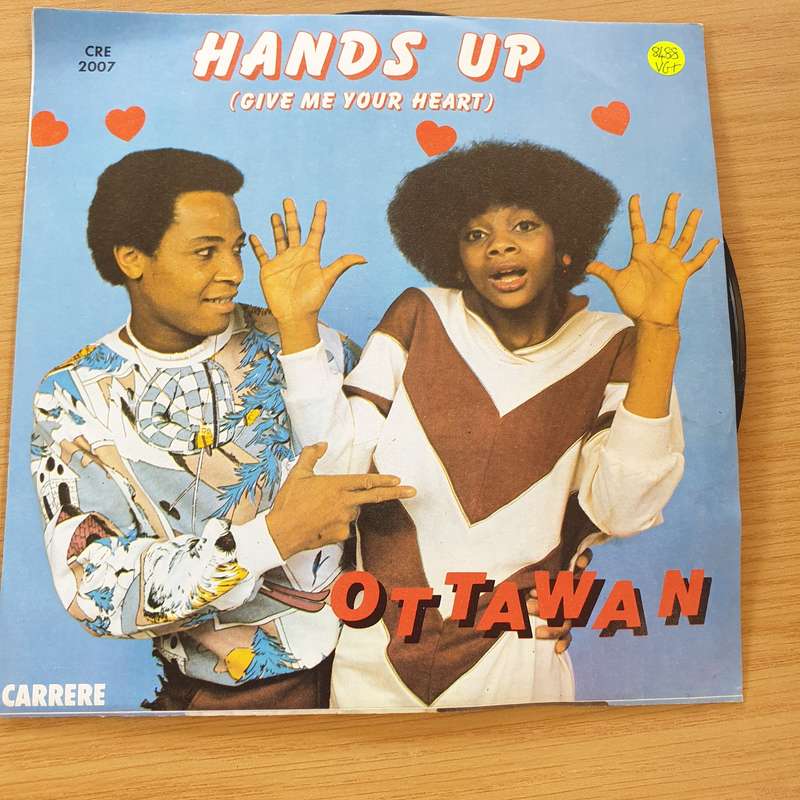 Ottawan  Hands Up (Give Me Your Heart)  - Vinyl 7" Record (VG+)