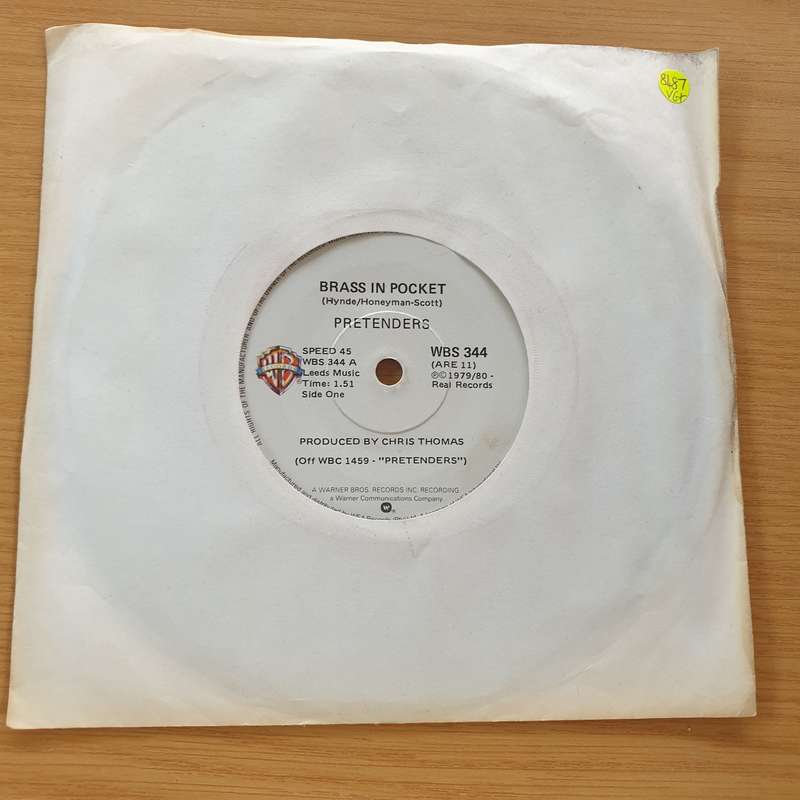 The Pretenders  Brass In Pocket  - Vinyl 7" Record (VG+)