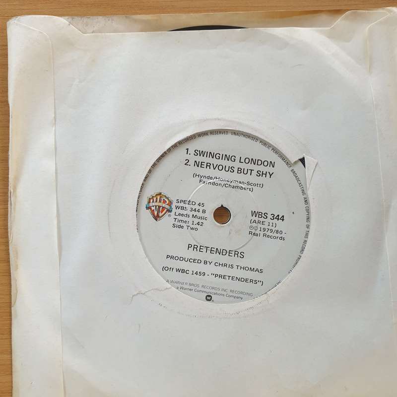The Pretenders  Brass In Pocket  - Vinyl 7" Record (VG+)