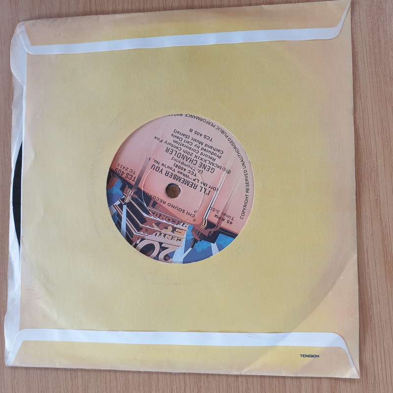 Gene Chandler  When You're No. 1 / I'll Remember You  - Vinyl 7" Record (VG+)