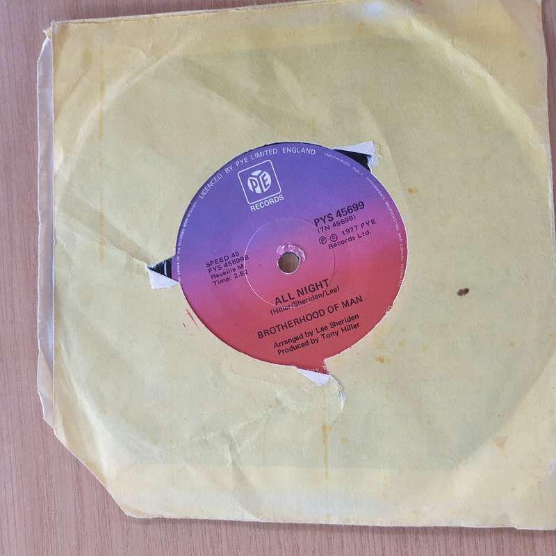 Brotherhood Of Man  Angelo  - Vinyl 7" Record (VG+)