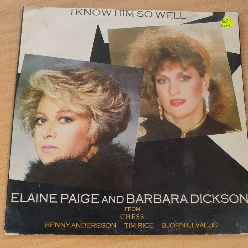 Elaine Paige And Barbara Dickson  I Know Him So Well - Vinyl 7" Record (VG+)
