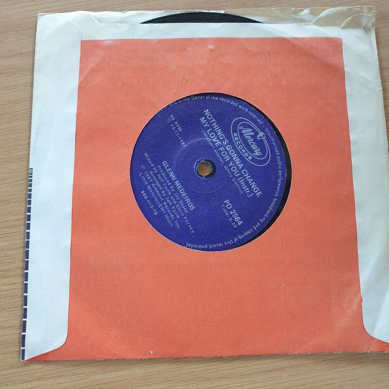 Glenn Medeiros  Nothing's Gonna Change My Love For You - Vinyl 7" Record (VG+)