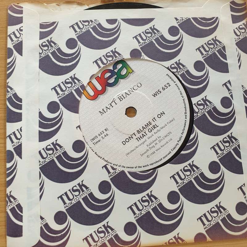 Matt Bianco  Don't Blame It On That Girl - Vinyl 7" Record (VG+)