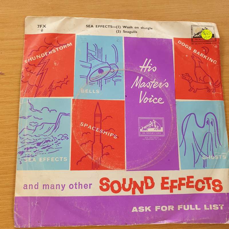Sound Effects - Sea Effects - Vinyl 7" Record (VG+)