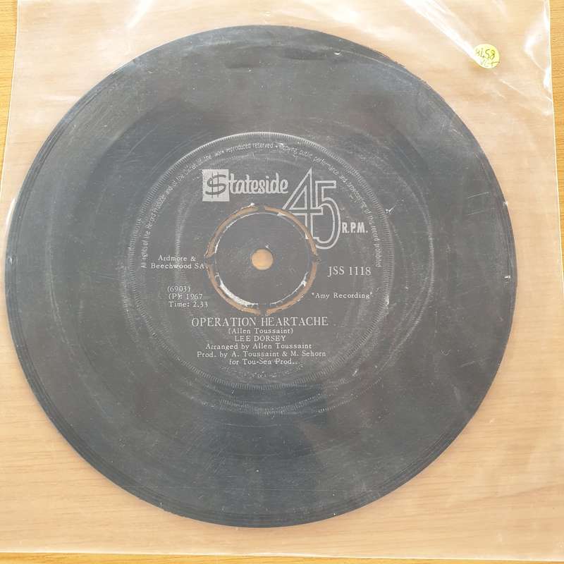 Lee Dorsey  Holy Cow / Operation Heartache - Vinyl 7" Record (VG+)