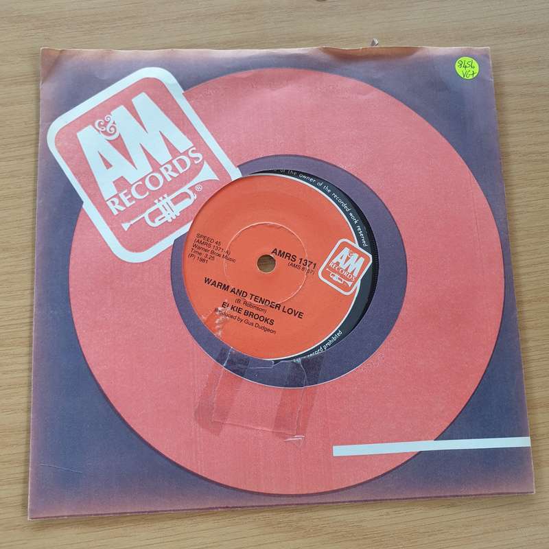 Elkie Brooks  Warm And Tender Love - Vinyl 7" Record (VG+)