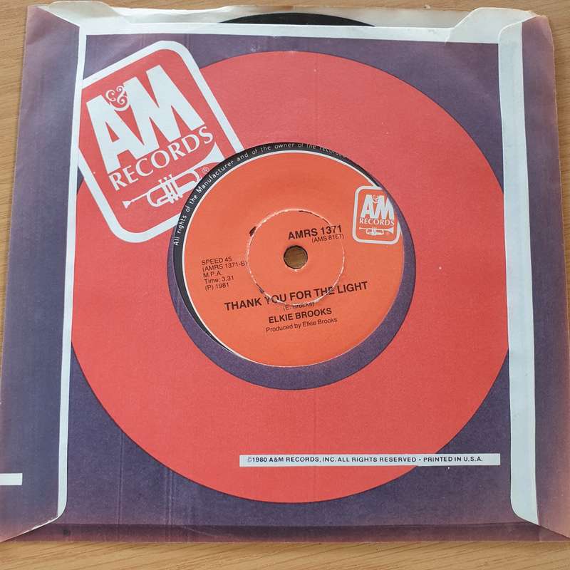 Elkie Brooks  Warm And Tender Love - Vinyl 7" Record (VG+)