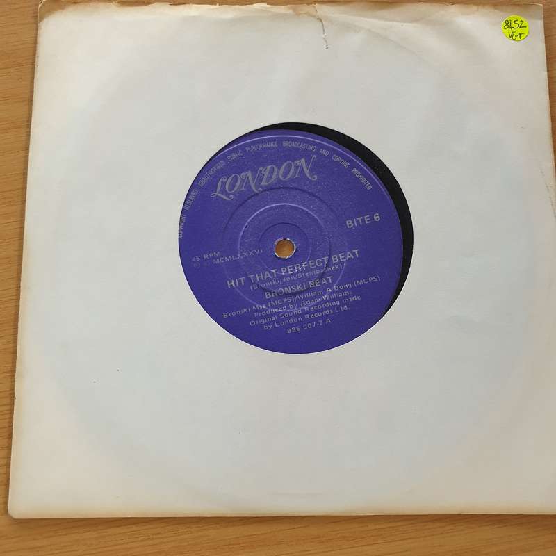 Bronski Beat  Hit That Perfect Beat - Vinyl 7" Record (VG+)