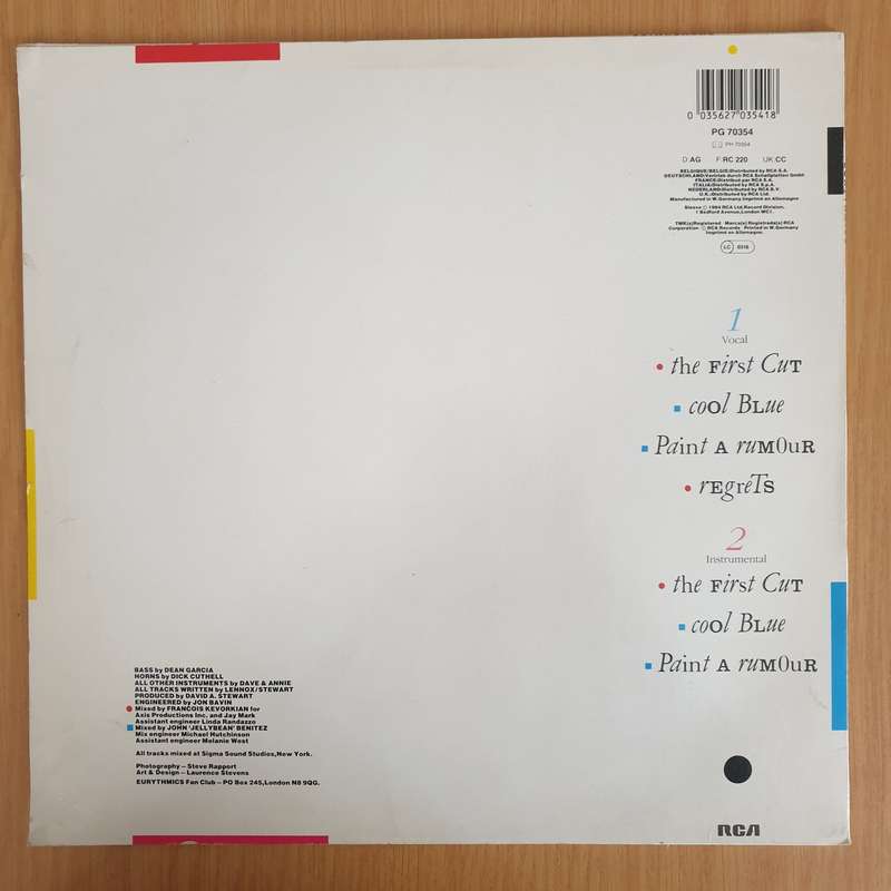 Eurythmics  Touch Dance  Vinyl LP Record - Very-Good+ Quality (VG+) (verygoodplus)