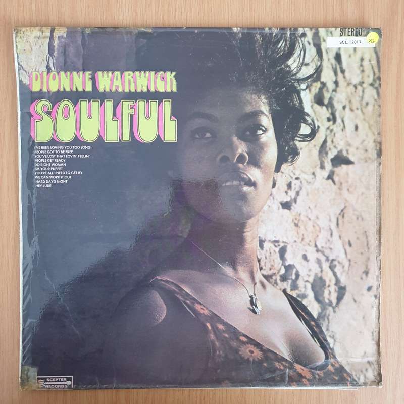 Dionne Warwick  Soulful  Vinyl LP Record - Very-Good Quality (VG)  (verry)
