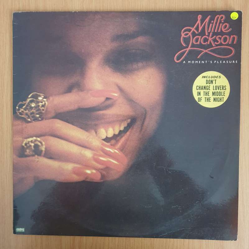 Millie Jackson  A Moment's Pleasure  Vinyl LP Record - Very-Good+ Quality (VG+) (verygoodplus)