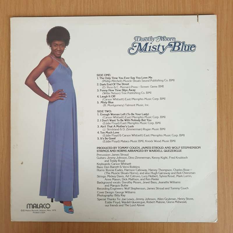 Dorothy Moore  Misty Blue  Vinyl LP Record - Very-Good+ Quality (VG+) (verygoodplus)