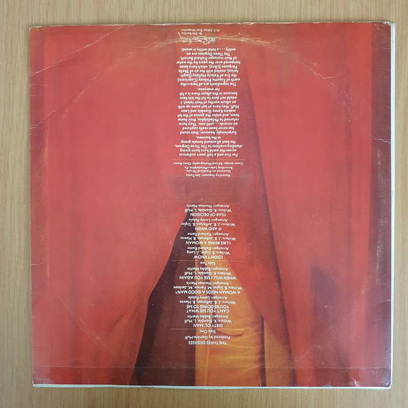The Three Degrees  The Three Degrees  Vinyl LP Record - Very-Good+ Quality (VG+) (verygoodp...