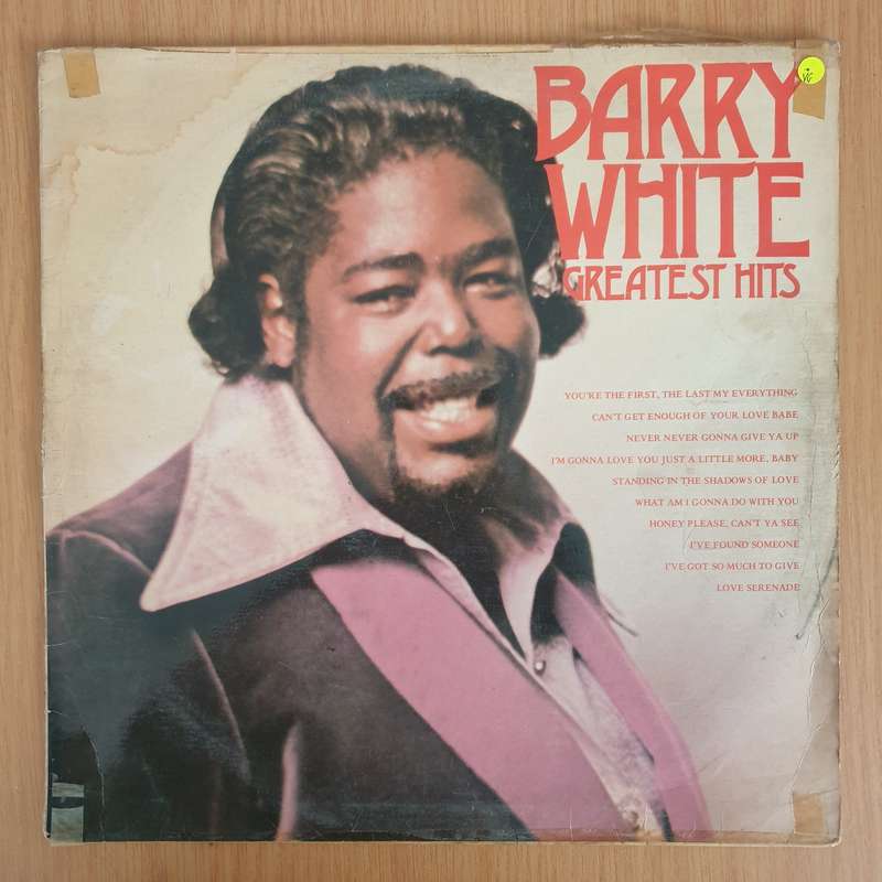 Barry White - Greatest Hits  Vinyl LP Record - Very-Good Quality (VG)  (verry)