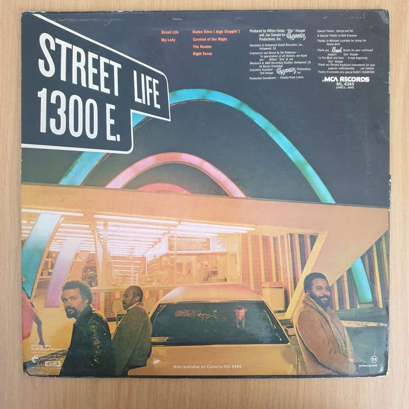 Crusaders  Street Life   - Vinyl LP Record - Very-Good- Quality (VG-) (minus)