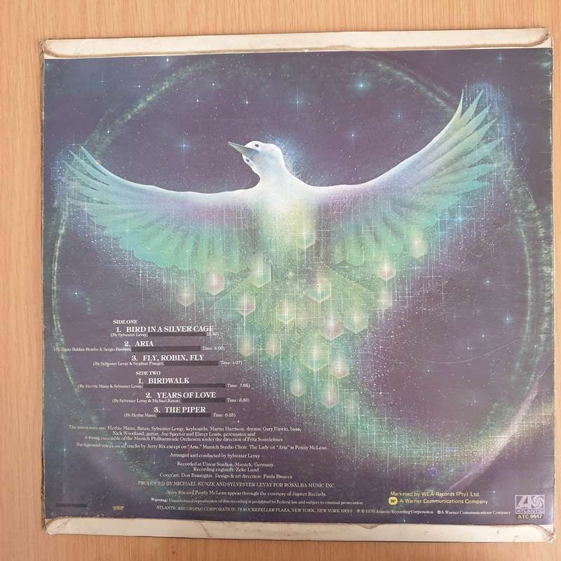 Herbie Mann  Bird In A Silver Cage  Vinyl LP Record - Very-Good Quality (VG)  (verry)