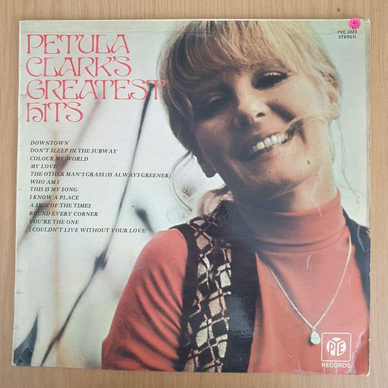 Petula Clark  Greatest Hits (UK- 3023)  Vinyl LP Record - Very-Good+ Quality (VG+) (very...