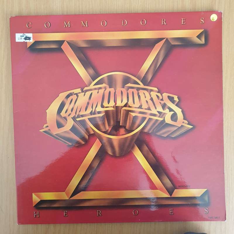Commodores  Heroes  Vinyl LP Record - Very-Good- Quality (VG-) (minus)
