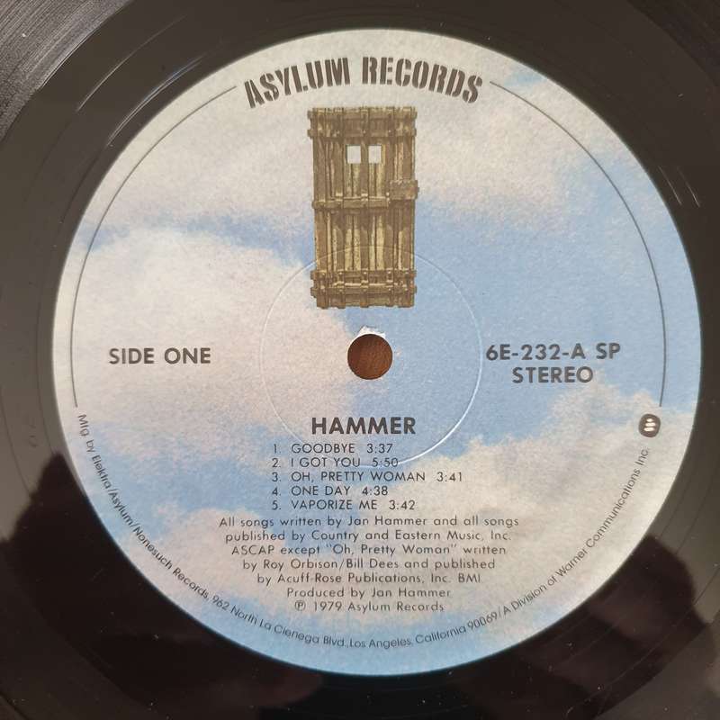 Hammer  Hammers  Vinyl LP Record - Very-Good+ Quality (VG+) (verygoodplus)