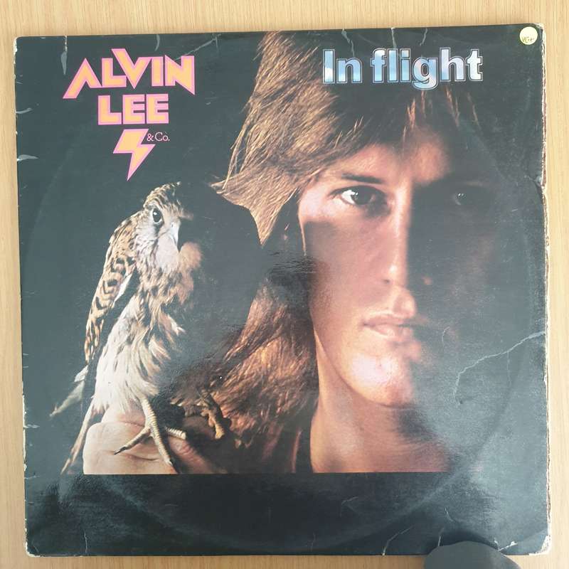 Alvin Lee & Co.  In Flight  Vinyl LP Record - Very-Good+ Quality (VG+) (verygoodplus)