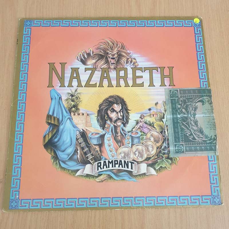 Nazareth  Rampant  Vinyl LP Record - Very-Good- Quality (VG-) (minus)