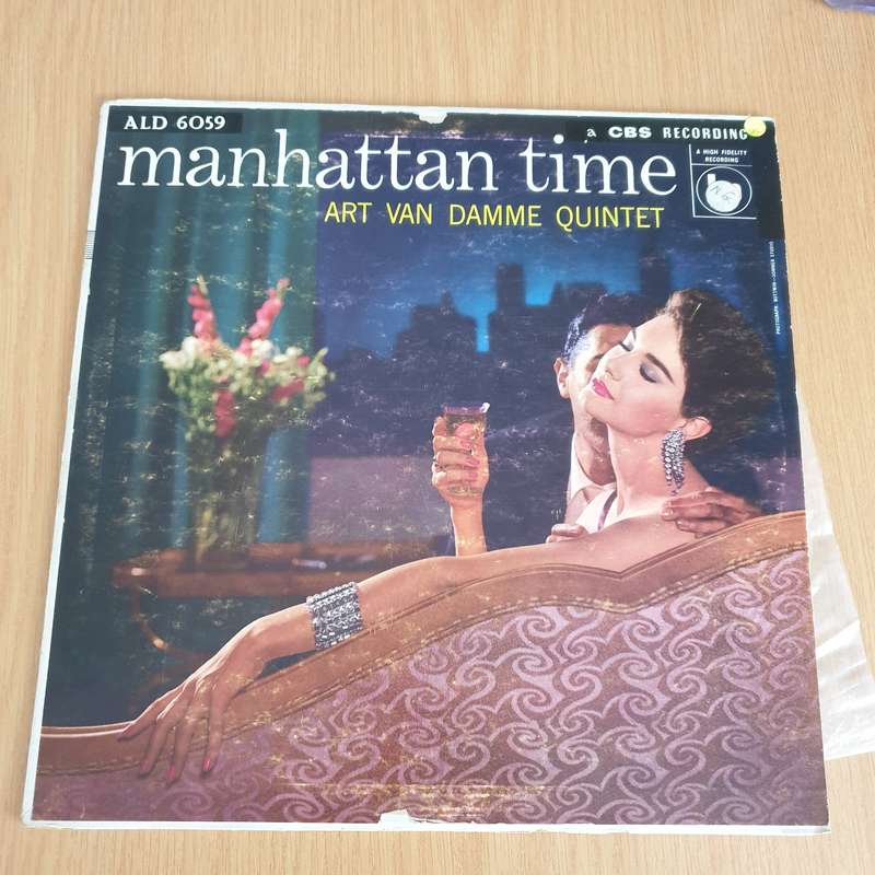 Art Van Damme Quintet  Manhattan Time - Vinyl LP Record - Very-Good Quality (VG)  (verry)