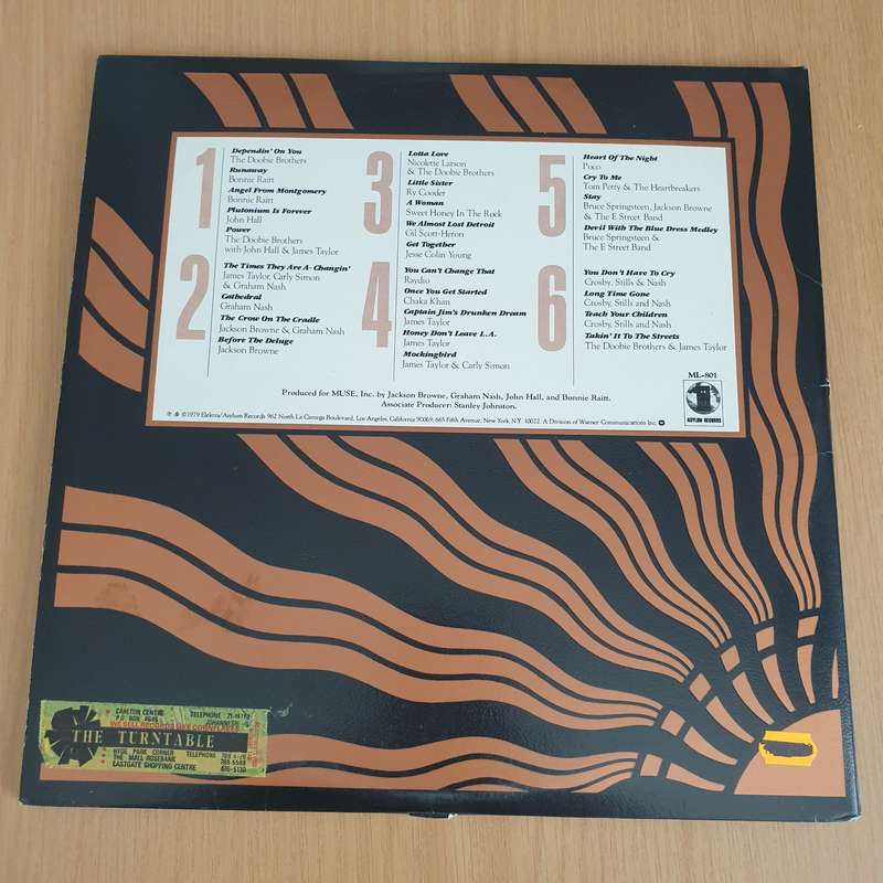No Nukes - The Muse Concerts For A Non-Nuclear Future - 3 x Vinyl LP Record  Set - Very-Good+ Qua...