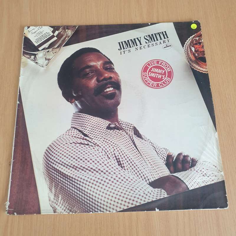 Jimmy Smith  It's Necessary  Vinyl LP Record - Very-Good- Quality (VG-) (minus)