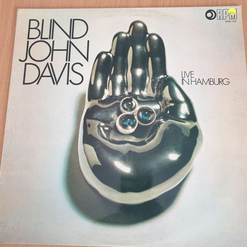 Blind John Davis  Live In Hamburg - Vinyl LP Record - Very-Good+ Quality (VG+) (verygoodplus)
