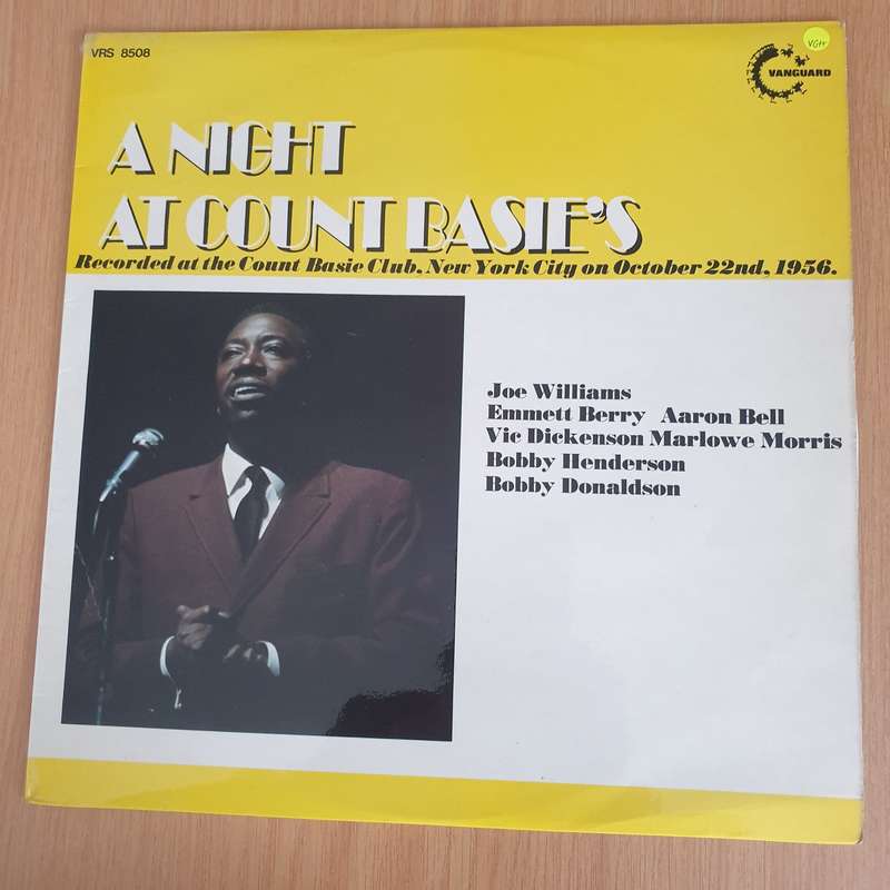 Count Basie's All Stars with Joe Williams  A Night At Count Basie's - Vinyl LP Record - Very-G...