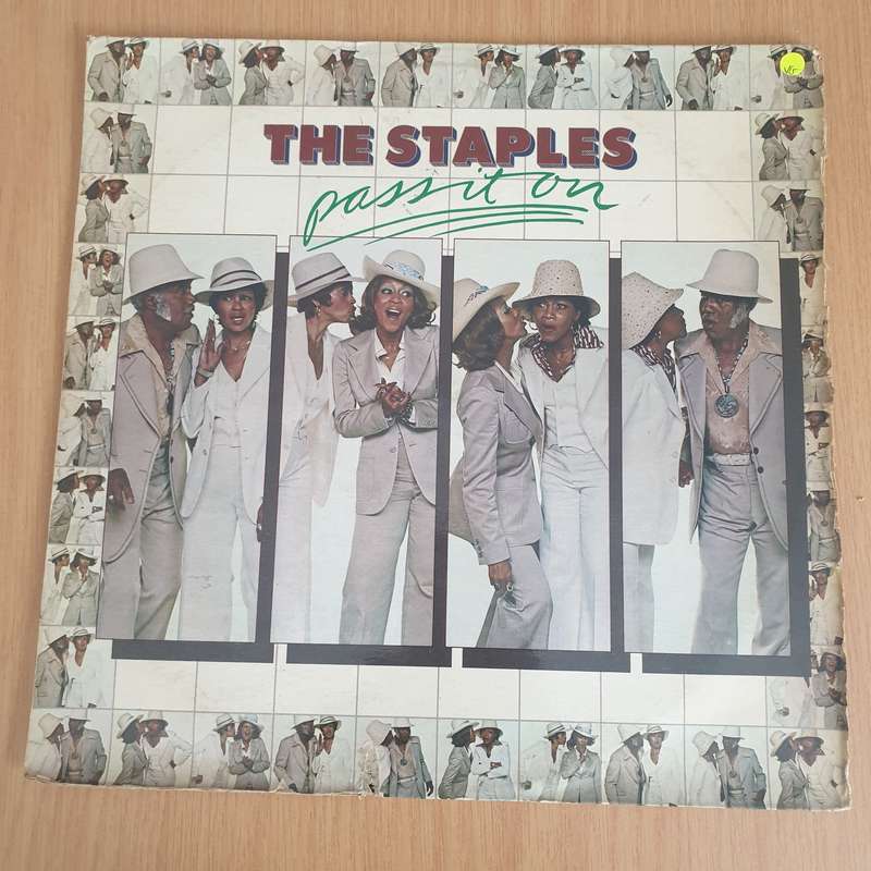 The Staples  Pass It On - Vinyl LP Record - Very-Good Quality (VG)  (verry)