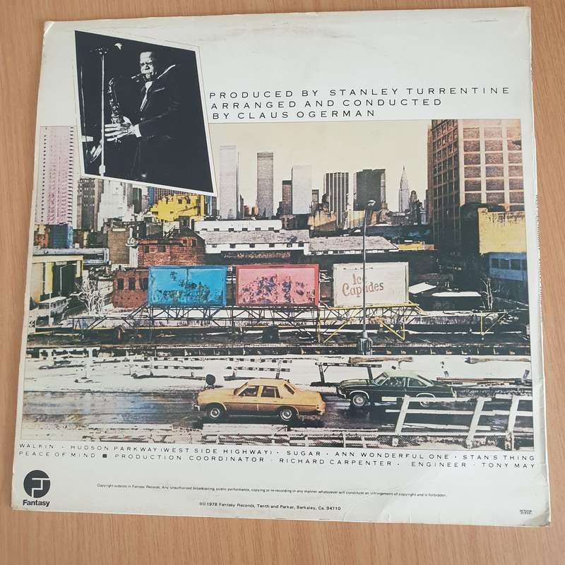 Stanley Turrentine  West Side Highway - Vinyl LP Record - Very-Good Quality (VG)  (verry)