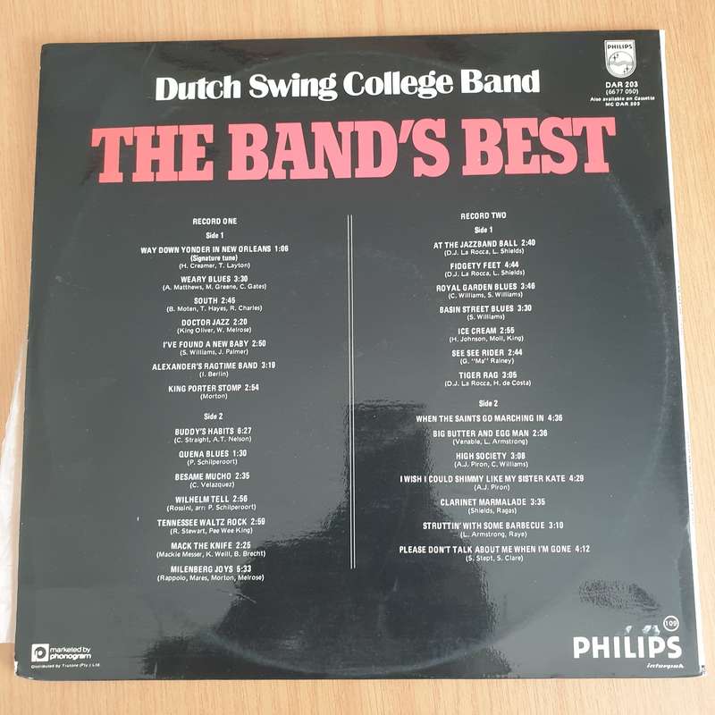 Dutch Swing College Band  The Band's Best - Double Vinyl LP Record  (VG+)
