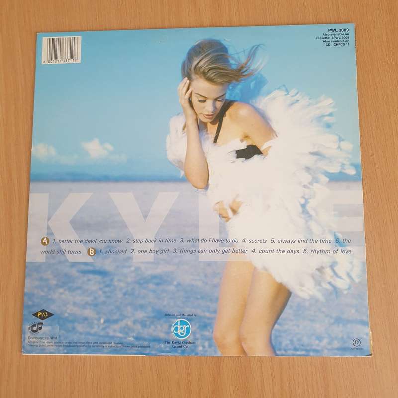 Kylie Minogue - Rhythm Of Love - Vinyl LP Record - Very-Good+ Quality (VG+) (verygoodplus)