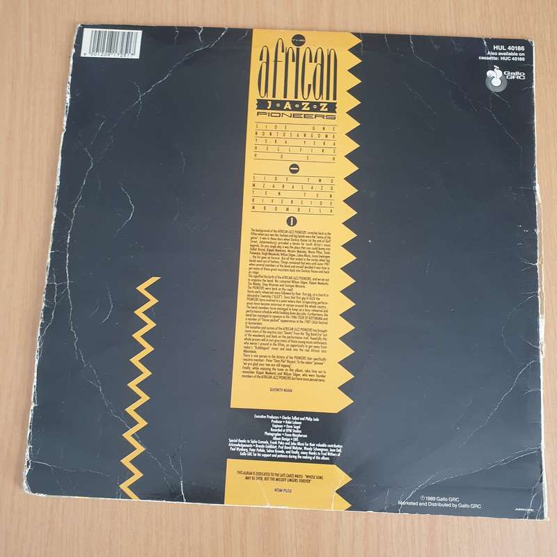 African Jazz Pioneers   Vinyl LP Record - Fair Quality (Fair)