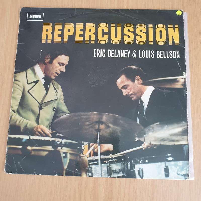 Eric Delaney & Louis Bellson  Repercussion - Vinyl LP Record - Very-Good+ Quality (VG+) (veryg...
