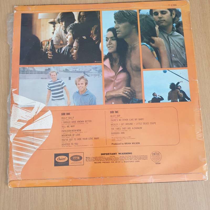 The Beach Boys  Beach Boys' Party! - Vinyl LP Record - Very-Good Quality (VG)  (verry)