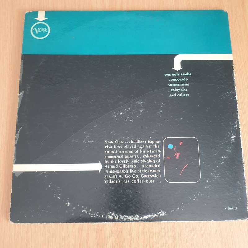 The New Stan Getz Quartet Featuring Astrud Gilberto  Getz Au Go Go - Vinyl LP Record - Very-Go...