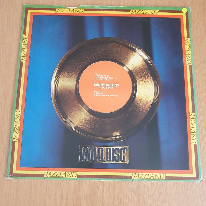 Sonny Rollins - Solid Sonny - Gold Disc Series -  Vinyl LP Record - Very-Good+ Quality (VG+) (ver...