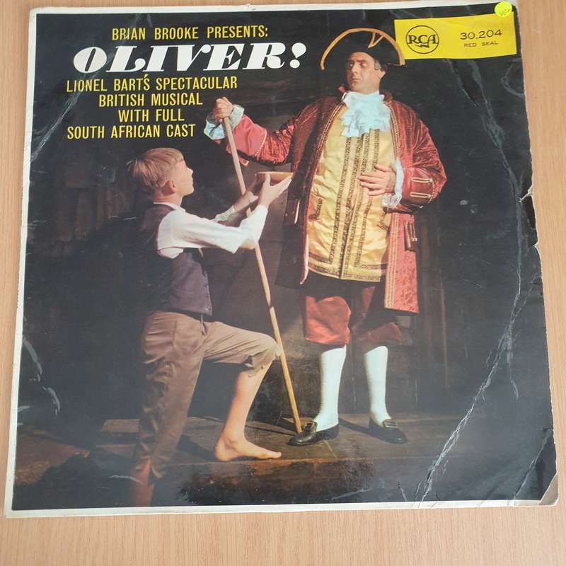 Brian Brooke's - Oliver (Very Scarce LP) - Original South African Cast  - Vinyl LP Record - Very-...
