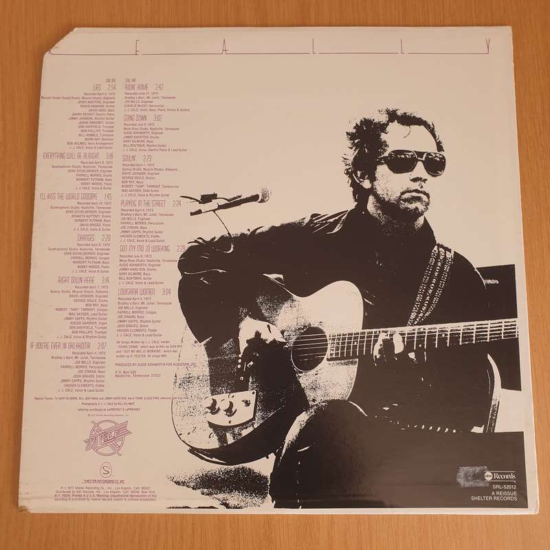 J.J. Cale  Really - Vinyl LP Record - Very-Good Quality (VG)  (verry)