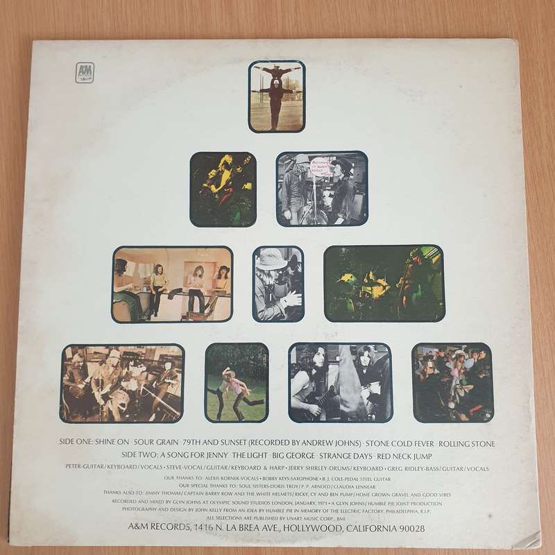 Humble Pie  Rock On - Vinyl LP Record - Very-Good+ Quality (VG+) (verygoodplus)