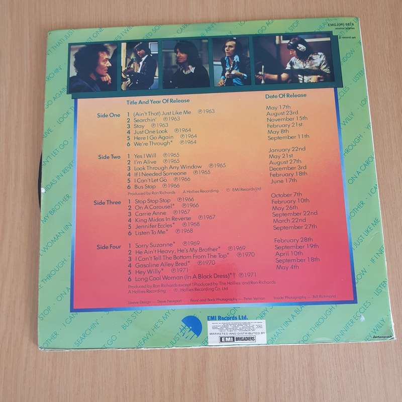 The Hollies - The History of The Hollies - Vinyl LP Record - Very-Good+ Quality (VG+) (verygoodplus)