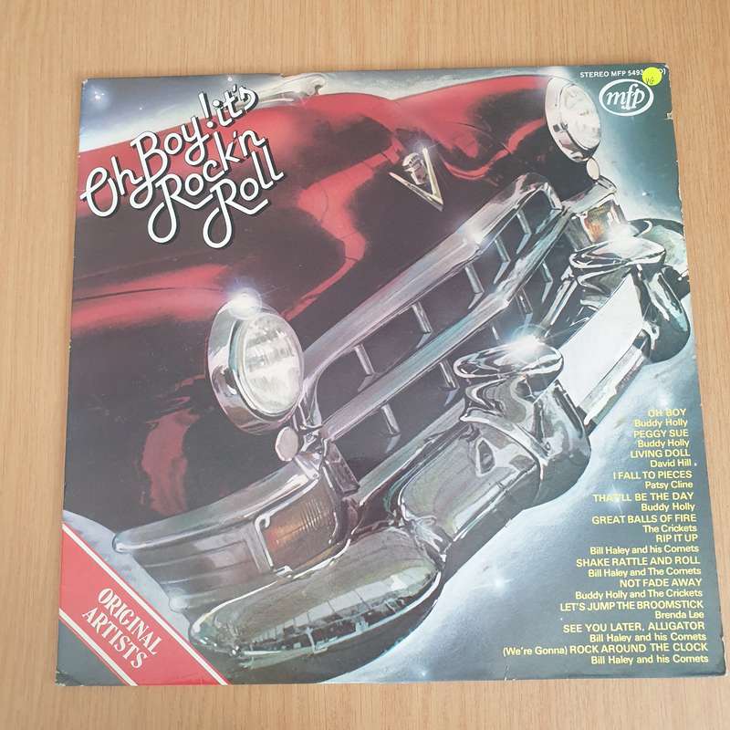 Oh Boy - It's Rock 'n Roll - Various Artists - Vinyl LP Record - Very-Good+ Quality (VG+) (verygo...
