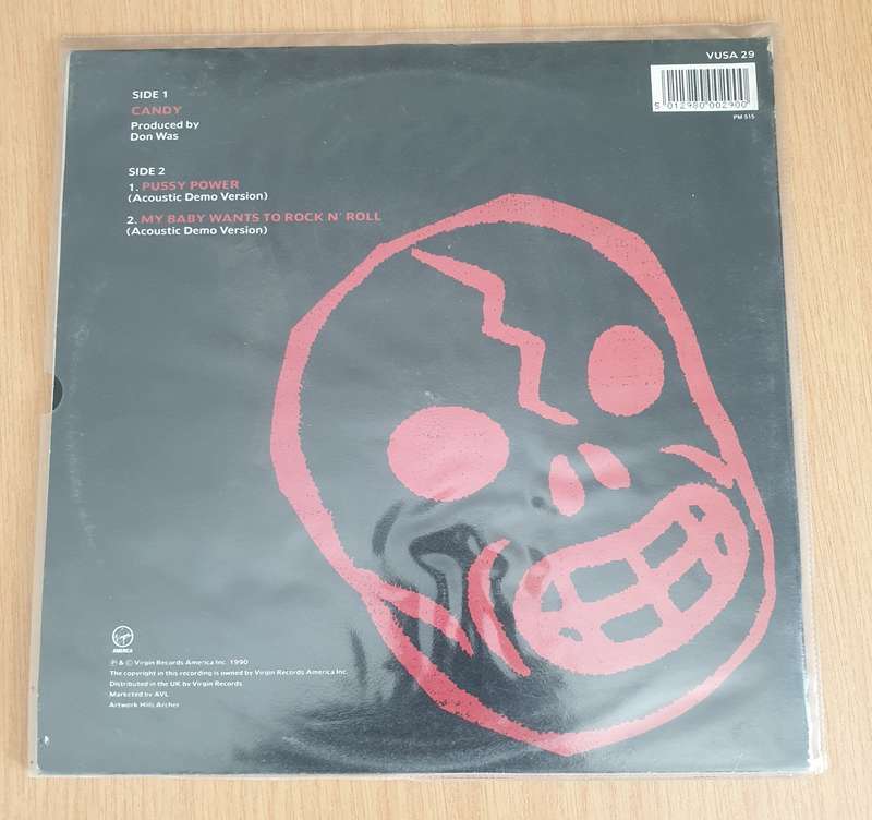 Iggy Pop  Candy - Vinyl LP Record - Very-Good+ Quality (VG+) (verygoodplus)