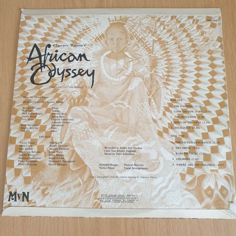 African Odyssey (Original Cast Recording) - Victor Ntoni & Clarence Wilson  Vinyl LP Record - ...